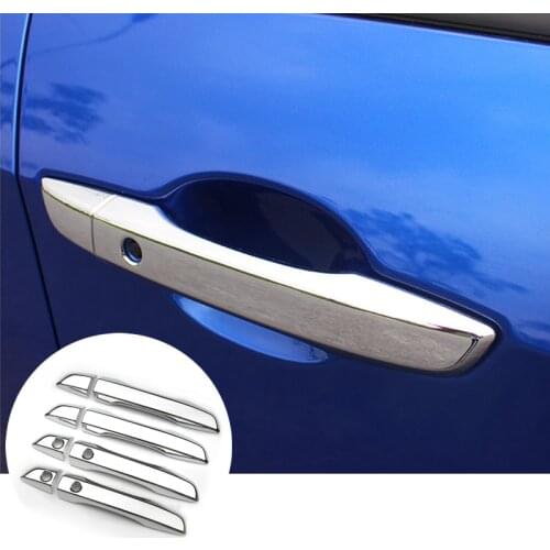 For Honda Civic 10th Gen 4dr Sedan Car Door Handle Cover Trim 2016 2017 8pcs Car Accessories Interior Car Decor Car Trim