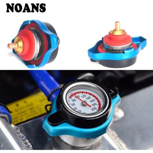 NOANS Car Water Tank Cap With Temperature Gauge Meter Accessories For Audi a3 a4 b6 b8 b7 b5 a6 Volkswagen VW Polo Golf 4 5 7 6