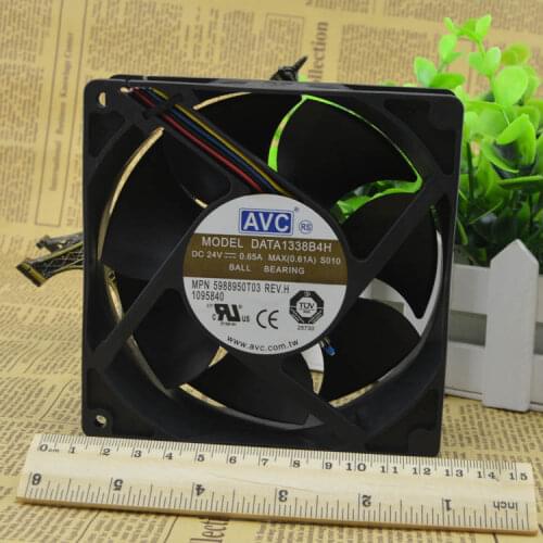 New original DATA1338B4H 24V 12738 0.65A dual ball temperature control cooling fan