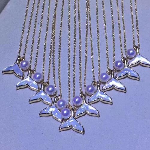 Mermaid Tail 925 Sterling Silver Pendant Base Settings Mountings Findings Parts for Pearl Coral Jade Beads Stones Crystal