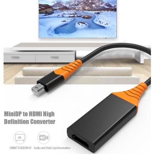 Portable Mini DP to 4K 1080P Converter Adapter 60Hz Audio Video Extension Cable Classic Colors and Simple Durable Design