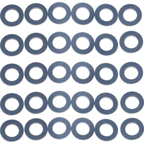 Durable Aluminum Oil Drain Plug Washer Gaskets for Toyota for Lexus, Repalces 9043012031, Black