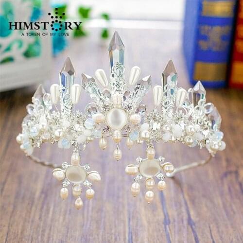 Vintage Big Rhinestone Prom Princess Crown Crystal Bride flower Tiara Bridal Head Jewelry Pageant Wedding Hair Accessories