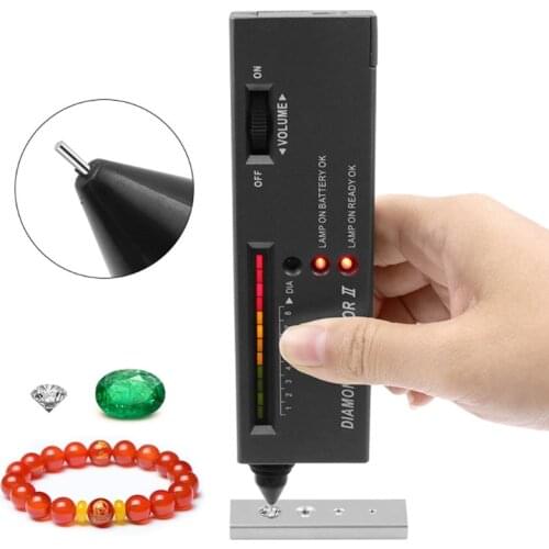 High Accuracy Professional Jeweler Diamond Tester Diamond Gems Tester Pen Gemstone Selector Tool LED IndicatorJewelry Test