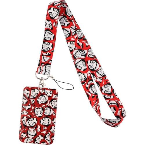 ER1182 TV Funny Man Lanyard For Key Neck Strap Lanyard Card ID Badge Holder Key Chain Key Holder Hang Rope Key Rings Fans Gifts