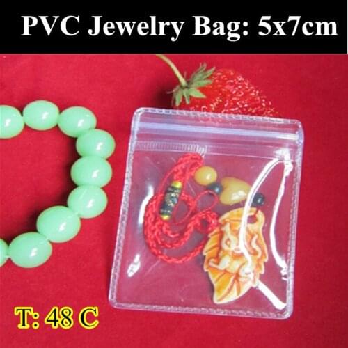 200pcs/lot 5cm*7cm 0.48mm Thickness Self Adhesive Seal Plastic Bags,Resealable Retail Bages,Jewelry/Rings/Earrings Bages