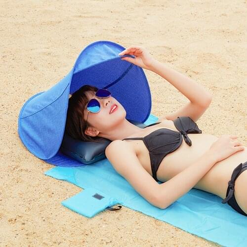 2020 Newest Adjustable Sun Shelter Face Shade Protection Tent Awnings and Outdoor Portable Sun Shader Beach Garden