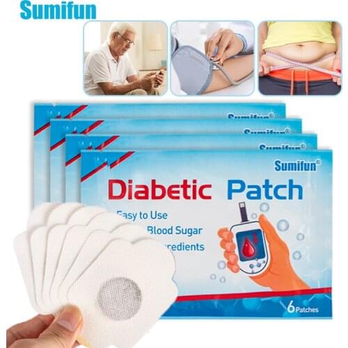 24pcs Sumifun New Diabetic Navel Patch Treat Hyperglycemia Diabetes Balance Blood Sugar Clean Blood Vessels Herbal Plaster