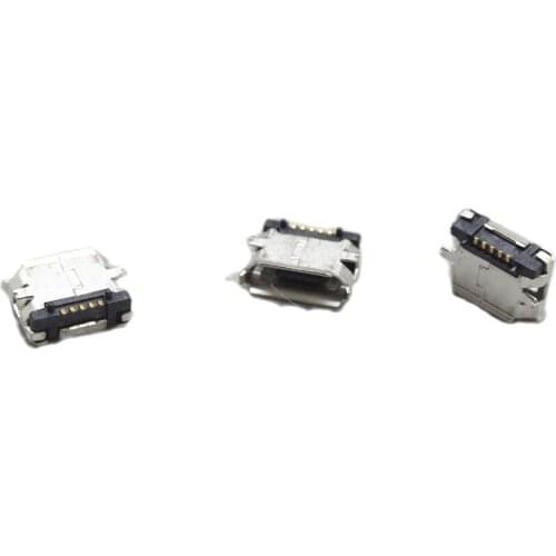 50pcs MicroUSB socket MK5P mike 5 p USB female 5 feet 5pins connector Micro USB 5PIN Female socket in reel