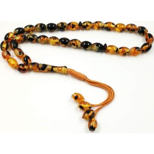 Resin Tasbih (have smell) 33Beads Muslim rosary Islamic Mans bracelet small size gifts misbaha
