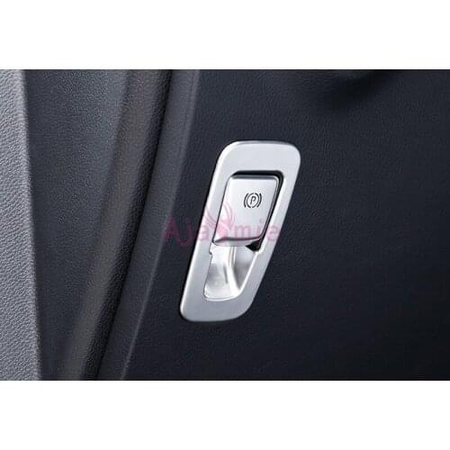 For Mercedes Benz GLC 300 260 2016 2017 2018 Interior Electronic Hand Break Switch Cover Chrome Car Accessories