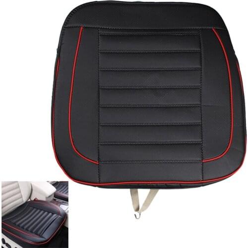 Breathable PU Leather Leathe Car Seat Cover Pad Protect Mat Auto Chair Seat Cushion 3 Colors Car Accessories Seat Cushions