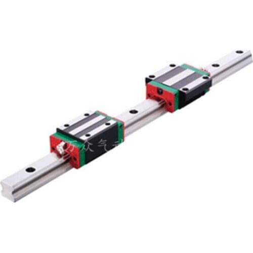 HIWIN Linear Guide 2pcsx HGR20 -L1000mm Rail + 4pcs x HGH20CA Narrow Carriages for CNC Router