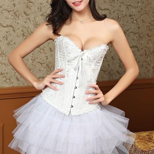 1847 Sexy Corsets Bustiers Floral Lace Tops For Women Corset Boned Waist Trainer Body Shaping Waist Corsets Plus Size 4XL-6XL