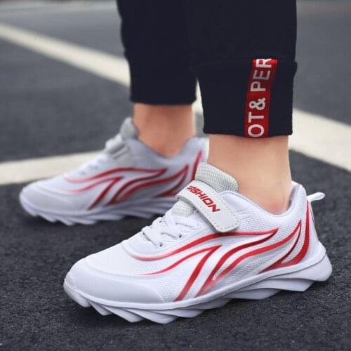 Baby Kids Sneakers Size 25-32 Little Boys Running Shoes Breathable Air Mesh Outdooor Sports Shoes Boys Basket Footwear Anti-slip