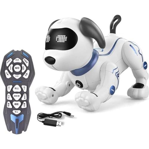 Remote Control Doll Multi-Function Intelligent Robot Dog Stunt Programmable Function Singing Dance Christmas Gift For Children