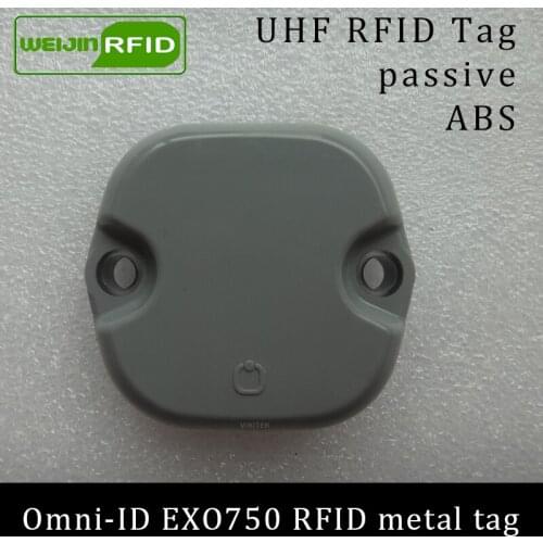 UHF RFID metal tag omni-ID EXO 750 EXO750 915mhz 868mhz Impinj Monza4QT EPCC1G2 6C durable ABS smart card passive RFID tags