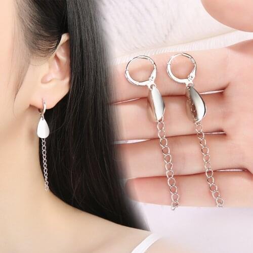 Factory direct N925 Silver color fashion zircon ladies earrings exquisite jewelry wholesaler wholesale website