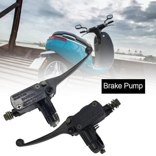 Motorcycle Front Brake Master Cylinder Cable Clutch Radial Brake Pump 10mm Universal Aluminum Brake Pump Motorbike Accessories