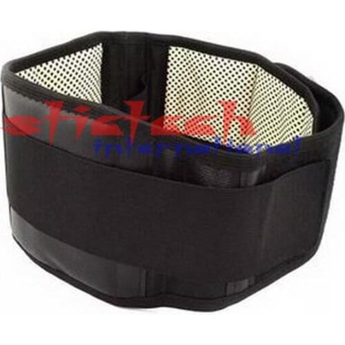 By dhl or ems 200pcs Adjustable Tourmaline Self-heating Waist Support Belt Back Waist Support Brace Drop Shipping Wholesale