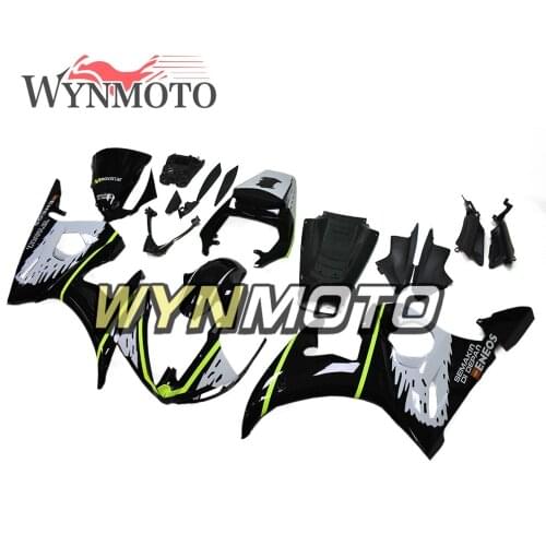 Complete Fairings For Yamaha R6 2005 05 Year Injection ABS Bodywork Kit Motorcycle White Green and Black Motorbike Covers
