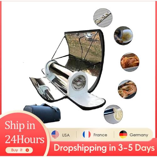Portable Solar Stove Outdoor Integrated Solar Cooker Portable Parabolic Solar Cooker With Higher Efficiency Temperature: 550°F