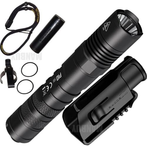SALE Nitecore P10 v2 CREE LED 1100 LMs Ultra-compact Tactical EDC Flashlight Without 18650 Battery Outdoor Hunting Camping Torch