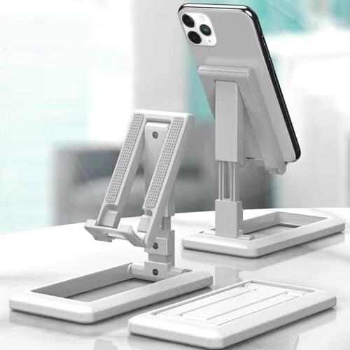 New Plastic Desk Mobile Phone Holder Stand Cell Foldable Extend Support Desktop Tablet Holder Stand For iPhone IPad Adjustable