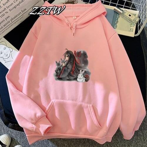 Fashion Spring Women Hoodie Mo Dao Zu Shi Sweatshirt Hoodies Anime Long-Sleeved Color Tops Harajuku Women Kawaii Streetwear