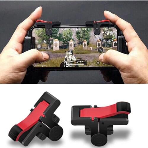 1Pair Mobile Game Controller Gamepad Trigger Aim Button L1 R1 Shooter Joystick Gaming Trigger for PUBG Shooting Game Accesorios