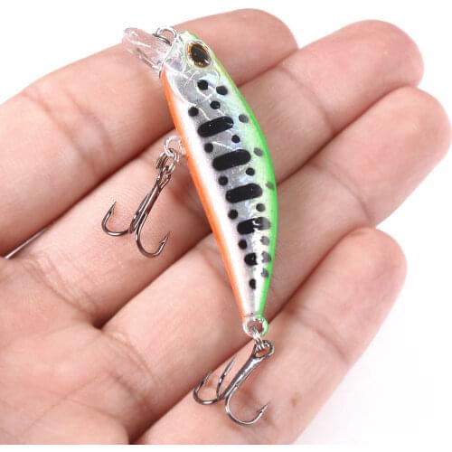 1pcs 5.8cm 5.4g Sinking Fishing Lure Hot Sale Minnow Peche Bass Trolling Artificial Bait Carp lures Peche Fishing tackle