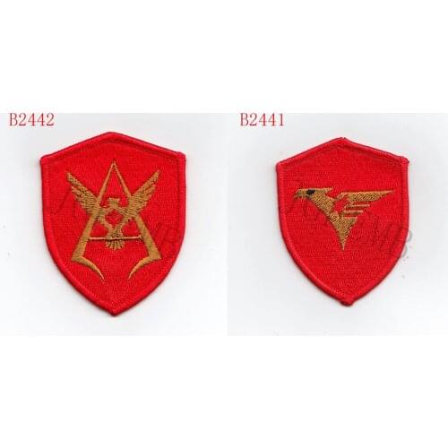 100%Embroidery GUNDAM TITANS Military Tactical Morale Embroidery patch Badges