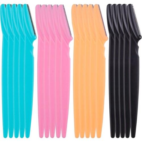 3/4/10Pcs Eyebrow Trimmer Blade Shaver Portable Face Razor Eye Brow Epilation Hair Removal Cutters Safety Razor Woman Makeup