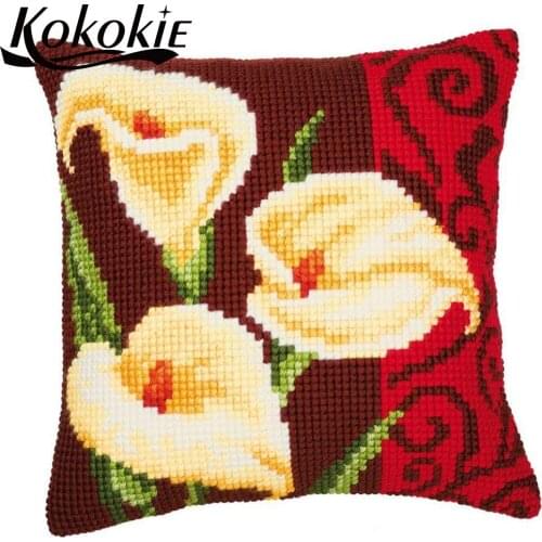 3d cross stitch kits throw pillow embroidery cushion cover kits pillowcase knitting needles kit for embroider needlework kits