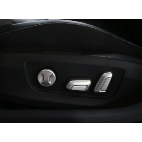 6pcs for SKODA superb 2016-2018 Electric seat adjust Button Decorative cover