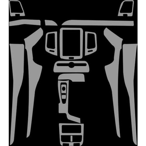 Car-Styling New Car Interior Trim Dashboard Clear Paint Protective Film Stickers for Volvo XC90 2017-2019