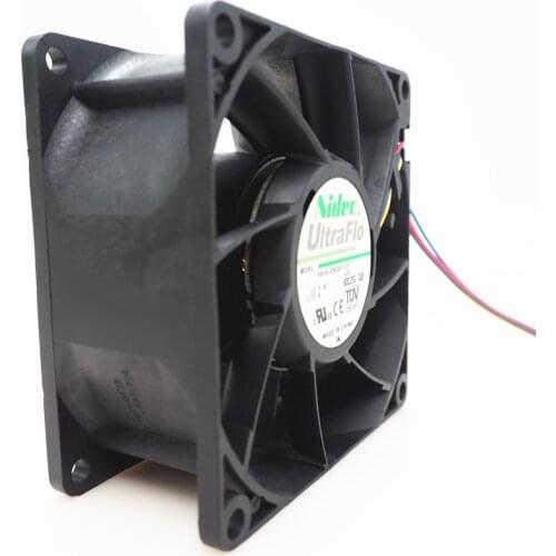 For V80E12BGA7-07 80 * 80 * 38mm 8cm DC 12V 1.73A 4-wire two ball bearing server cooling fan