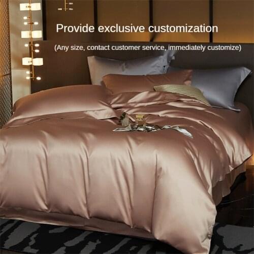 Quilt Set 140 Thread Count Cotton 4pcs Set Cotton 100 Sheet Quilt Cover European Luxury High-grade Bedding Spring And Autumn