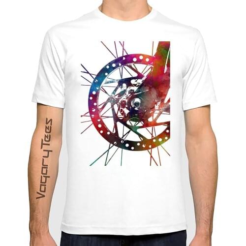 Fashion Summer Men Cycling Sport Bikes Gift Classic T-Shirt Vintage Bicycles print male Novelty Hip Hop Boy White Casual Tees