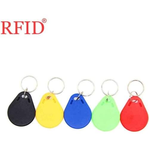 ID 125Khz T5577 T5567 Writable Rewritable Keyfob Token Tag RFID Waterproof Keychain Tags Access Control Card Many Color Select 1