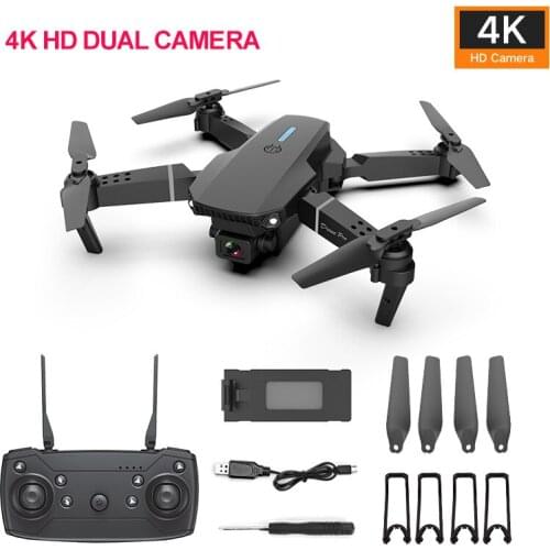 Mini RC Helicopter 4k HD Dual Camera Visual Positioning 1080P Rc Quadcopter WiFi Fpv Air Pressure Altitude Hold Kids Toys
