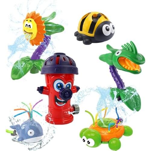 2021 New Hot Selling Summer Cool Fun Bath Toys Ball Water Squirting Sprinkler Baby Bath Shower Kids Toys Garden Lawn Water Park