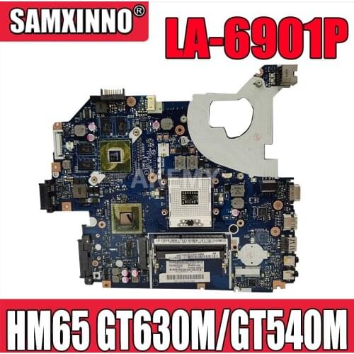 P5WE0 LA-6901P motherboard For Acer 5750 5750G 5755 5755G laptop motherboard GT630M/GT540M HM65 original Test motherboard