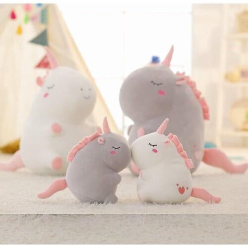 Unicorn Plush Toy Fat Unicorn Doll Cute Animal Stuffed Unicornio Soft Pillow Baby Kids Toys For Girl Birthday Christmas Gift