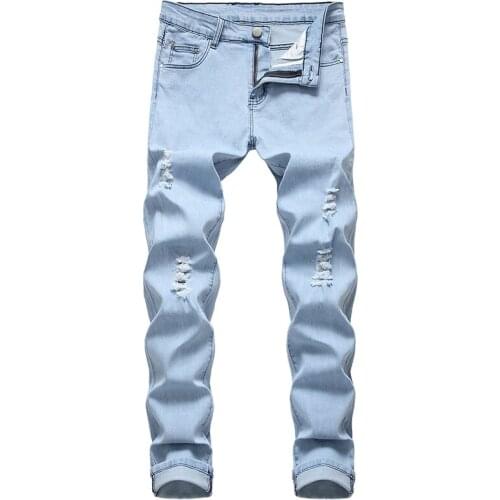 Shuzumiao Men's Skinny Jeans