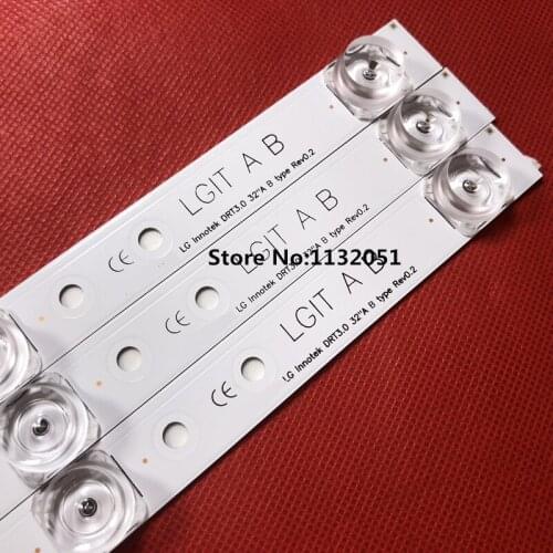 LED backlight strip for LG INNOTEK DRT 3.0 32"_A/B 32MB25VQ 6916l-1974A 6916l-1981A 32LB5820 32LF580V 32LB5610 LC320DUE