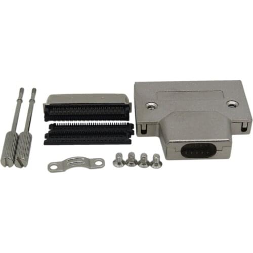 Vhdci 68p Steel Scsi 68p Socket Vhdci Male Crimping Connector