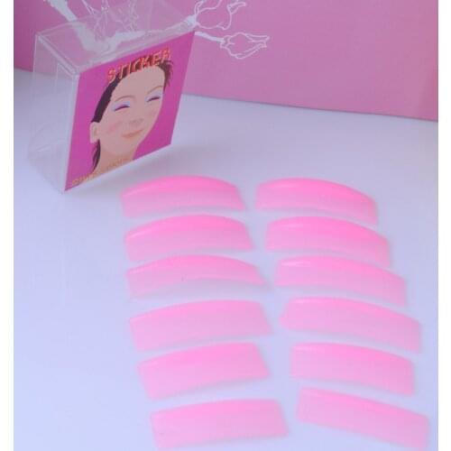 6 Pairs/pack Reusable Affine Silicone Eye Patch For Eyelash Perming Kit Apply To Eyelash Curling Perm