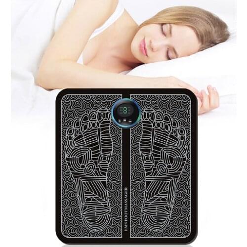 EMS Electric Foot Stimulator Massager Electric Massage Mat Fullomatic Massage Foot Circulation Massager terapia fisica massage