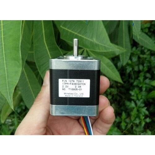 1PCS Imported 17PM-F438CG07CN Two Phase - Four Wire, 42 Step Motor 1.8 Degrees, Lengthened Body, 47.3 MM, Large Torque, 0.5N.M